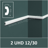 Մոլդինգ Առաստաղի Solid 2 UHD 12/30 2,4մ