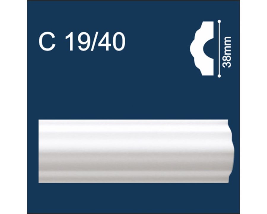 Потолочный Молдинг Solid C19/40 2м