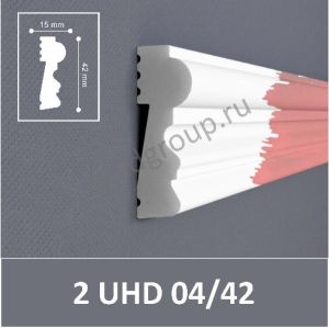 Մոլդինգ Առաստաղի Solid 2 UHD 04/42 2մ