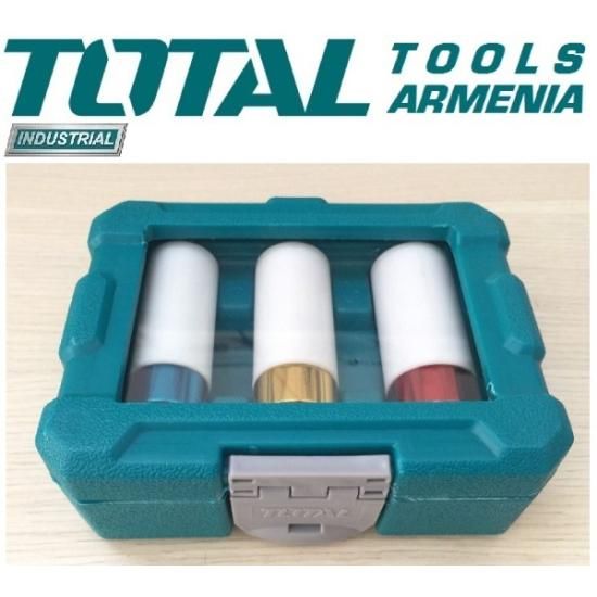 Չխազող գլխիկների հավաքածու 3հատ 1/2 դյույմ THMLNS031